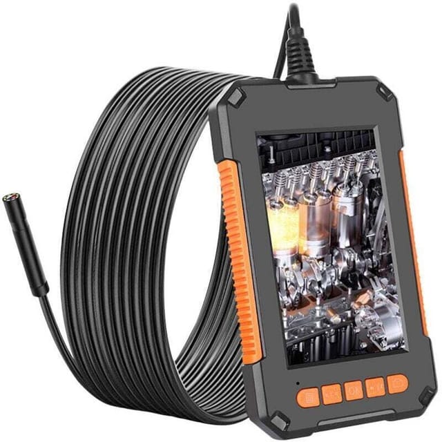 Fliti 10m Inspektionsendoskop, Doppellinse 1080p Hd, 4,3" Lcd-bildschirm, Ip67 Wasserdicht, 8 Einstellbare Leds