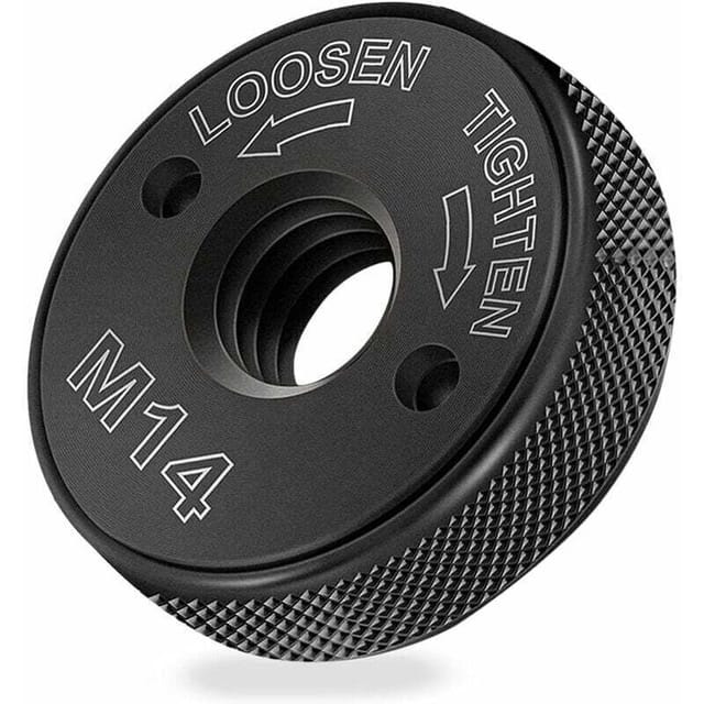 Fliti M14 Sds-click Schnellspannmutter Für Winkelschleifer – Kompatibel Mit Bosch, Dewalt, Makita, Metabo, Hitachi, Flex Und Black & Decker