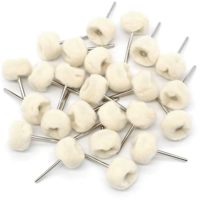 Fliti Beige Baumwoll-polierscheiben Für Rotationswerkzeuge – 25er-packung, Ideal Zum Entfernen Von Rost Und Schmutz Von Metalloberflächen