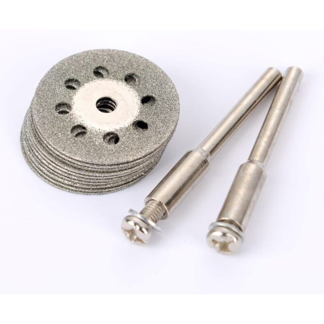Fliti 25 Mm Perforierte Diamanttrennscheiben – 10er-pack Mini-trennscheiben Für Stangen, Hohe Präzision Und Lange Lebensdauer