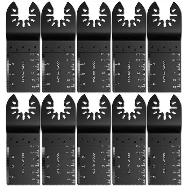 Fliti Mehrzweck-sägeblätter Aus Hochkohlenstoffhaltigem Stahl – 10er-set À 34 Mm Für Elektrowerkzeuge