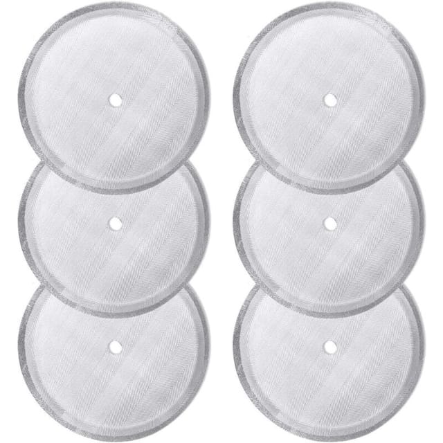 Fliti Wiederverwendbare Edelstahl-siebe Für French Press – 6er-pack, Passend Für 1000 Ml / 34 Oz / 8 Tassen