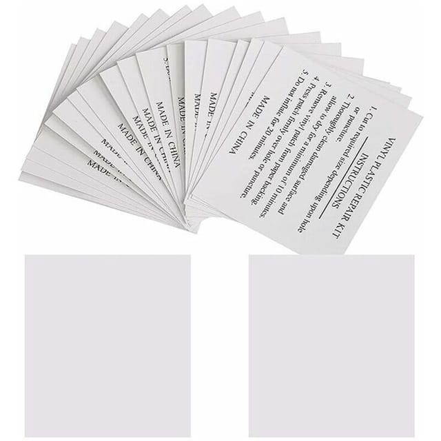 Fliti Transparente Reparaturflicken 5,5 X 6,5 Cm – Packung Mit 50 Wasserdichten Flicken Für Schwimmbecken, Matratzen Und Schwimmhilfen