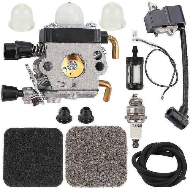 Fliti Vergaser-reparatursatz, Kompatibel Mit Stihl Fs80, Fs80r, Fs85 – Hochpräzise Ersatzteile Aus Eloxiertem Aluminium