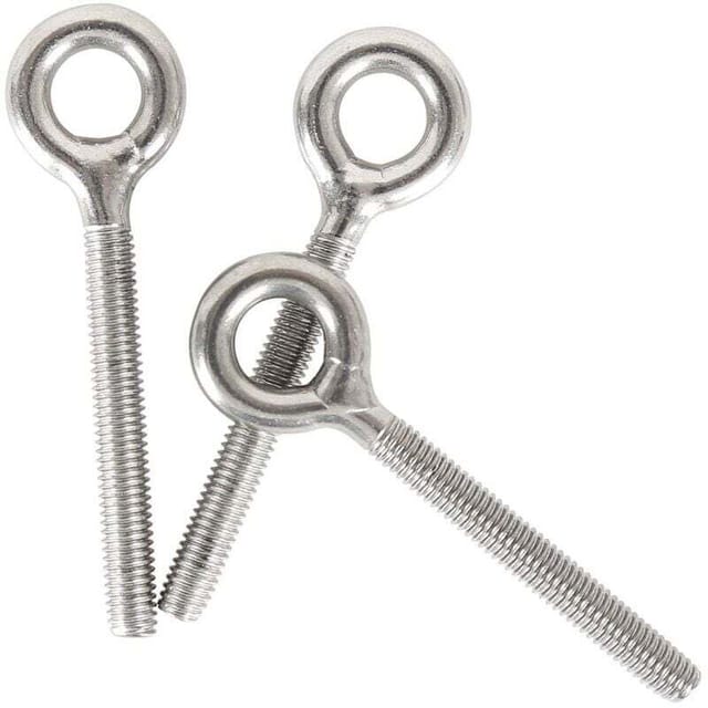 Fliti Befestigungsring M6 Aus Edelstahl 304, Lange Gewindestange, 10er-packung
