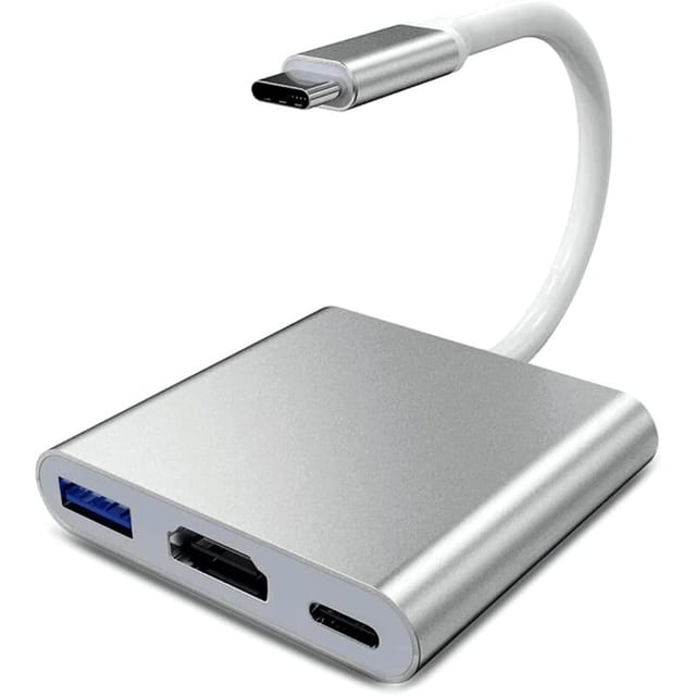 Fliti Usb-c Zu Hdmi 4k Adapter – Hochauflösender Videokonverter Für Schnelles Laden Und Usb 3.0-kompatibilität