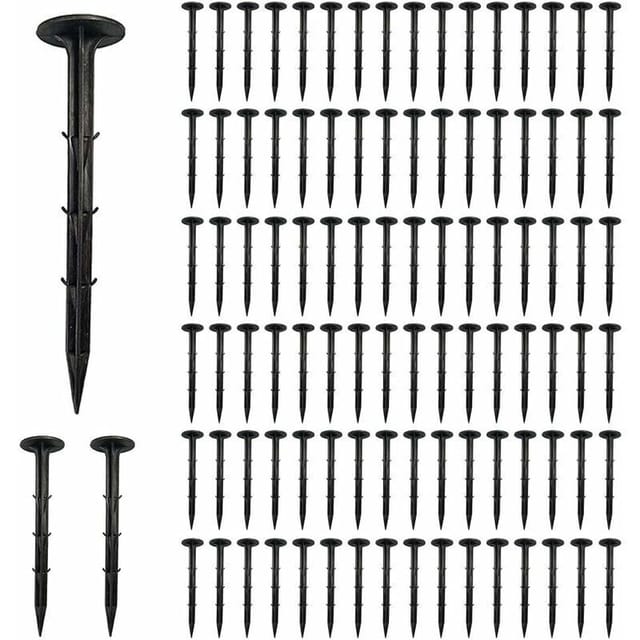 Fliti Wiederverwendbare Pp-ankernägel Für Planen Und Gärten – 16 Cm, 100er-packung