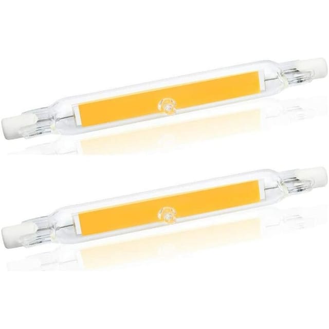 Fliti R7s 5w J78 Cob 78mm Led-lampe, 500 Lm, 2700 K, Entspricht 30–50 W, 360° Abstrahlwinkel, Warmweiß, 2er-pack