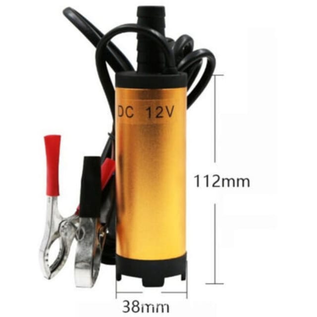Fliti 12v Dc Edelstahl-tauchpumpe – 12 L/min, Ideal Für Wasser, Öl Und Kerosin, Tragbares Betankungsgerät