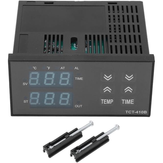 Fliti 2-in-1 Digitaler Temperaturregler Mit Lcd-display Für Transferpressen – 100–240 V Stromversorgung, Präzise Einstellung Und Übersichtliche Anzeige