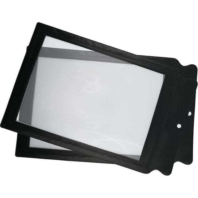 Fliti A4 3x Leselupe – 2er-pack Ultraleichte Und Bruchsichere Modelle Aus Robustem Kunststoff, Ideal Für Bücher, Zeitungen Und Landkarten