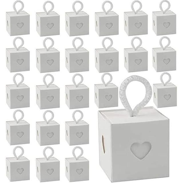 Fliti Geschenkbox Aus Kraftkarton – 30 Stück, Ideal Für Hochzeitsgeschenke Wie Süßigkeiten, Pralinen Oder Schmuck, Praktische Größe 12 X 9 X 5 Cm