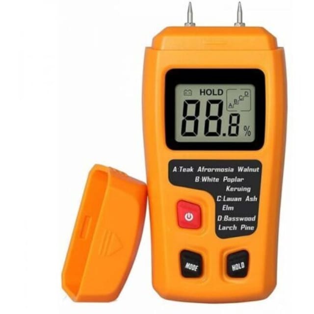 Fliti Tragbares Hygrometer Für Holz Und Papier – Lcd-bildschirm, Präzise Feuchtigkeitsmessung, Ideal Für Brennholz Und Zellstoffe
