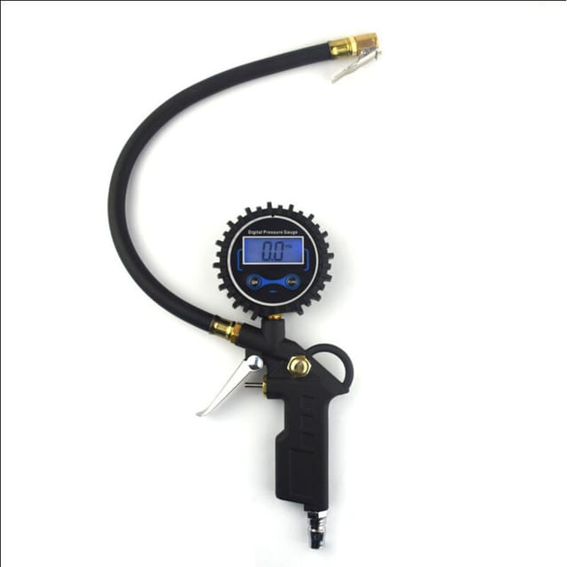 Fliti Hochpräzisions-reifendruckmesser Mit Lcd-display (255 Psi) – Aufpumpgerät Und Druckprüfer Für Auto-, Motorrad- Und Lkw-reifen