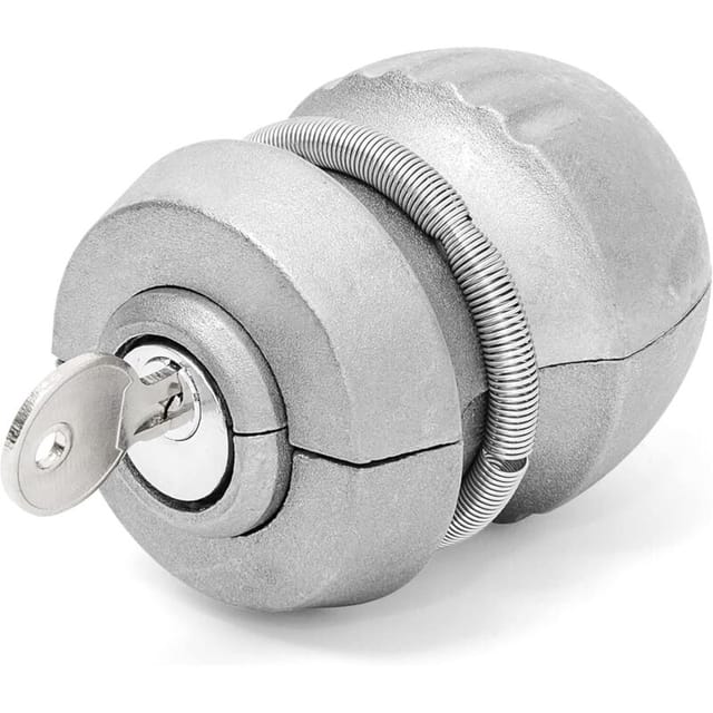 Fliti Anhängerkupplung Aus Zinklegierung Mit Diebstahlsicherung, 50-mm-kugelkopf Und Verriegelungsvorrichtung Für Wohnwagen
