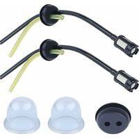 Fliti Kraftstoffschlauch Kompatibel Mit Freischneidern – 5er-pack Flexible Schläuche Mit Integriertem Filter Für Rasenmäher, Heckenscheren Und Fadentrimmer