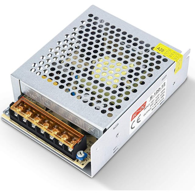 Fliti Netztransformator 110–220 V Ac Auf 12 V Dc 10 A, 120 W, Ce-zertifiziert, Mit Überlast- Und Überhitzungsschutz