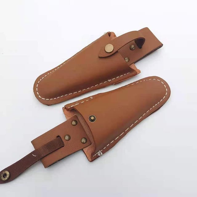 Fliti Lederholster Für Gartengeräte – Set Mit 2 Holstern Mit Gürtelclip Für Zangen, Gartenscheren, Messer Und Multifunktionswerkzeuge
