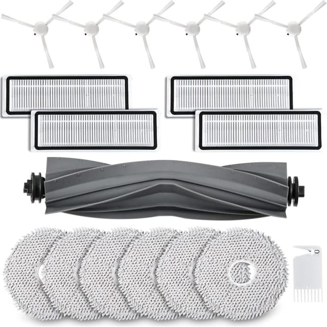 Fliti Zubehör Kompatibel Mit Dreame L10s / L10 Ultra / L10 Prime – 18-teilig: Mittelbürste, Reinigungstücher, Filter, Seitenbürsten