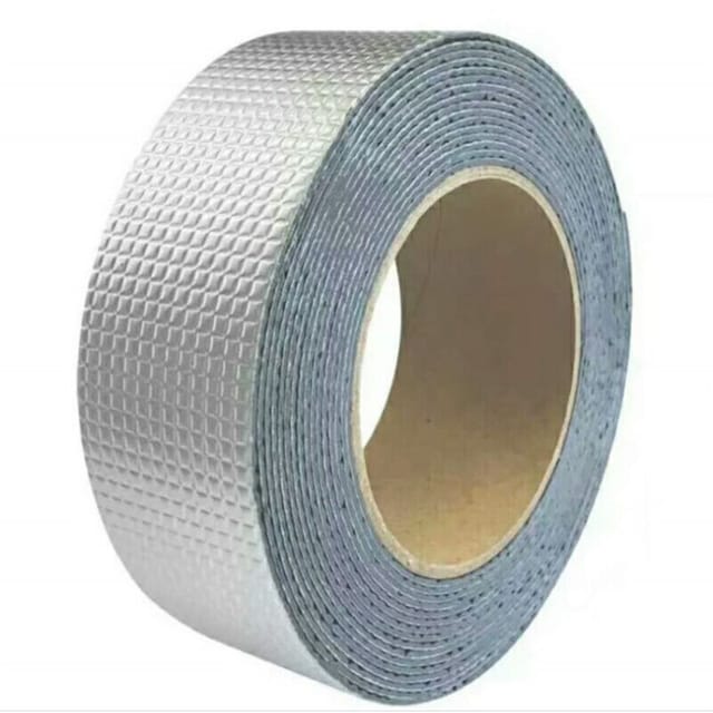 Fliti Hochtemperatur-dichtungsband Aus Aluminium-butyl – 5 Cm × 10 M – Ideal Für Dach-, Sanitär- Und Außenarbeiten – 1 Rolle