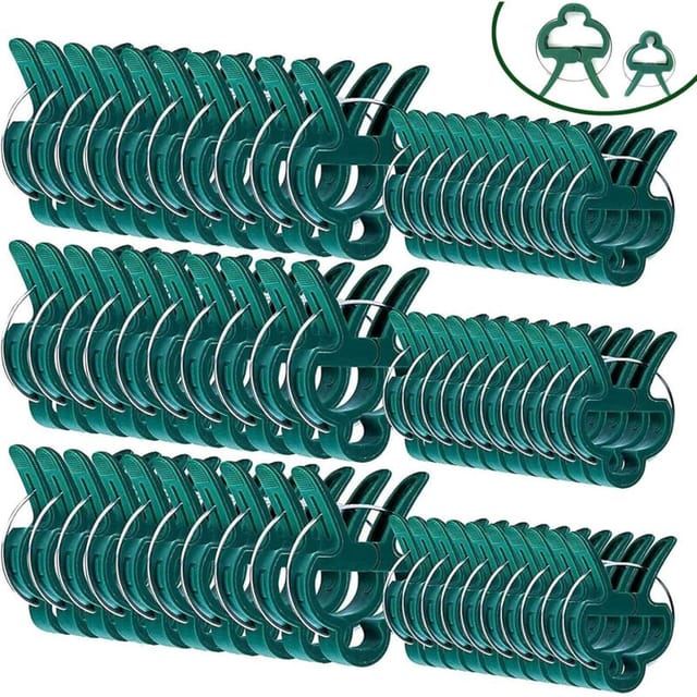 Fliti Wiederverwendbare Pflanzenstützen – 60er-pack (30 Große + 30 Kleine), Strapazierfähiger Kunststoff, Ideal Als Pflanzenstütze Und Für Den Gartenbau