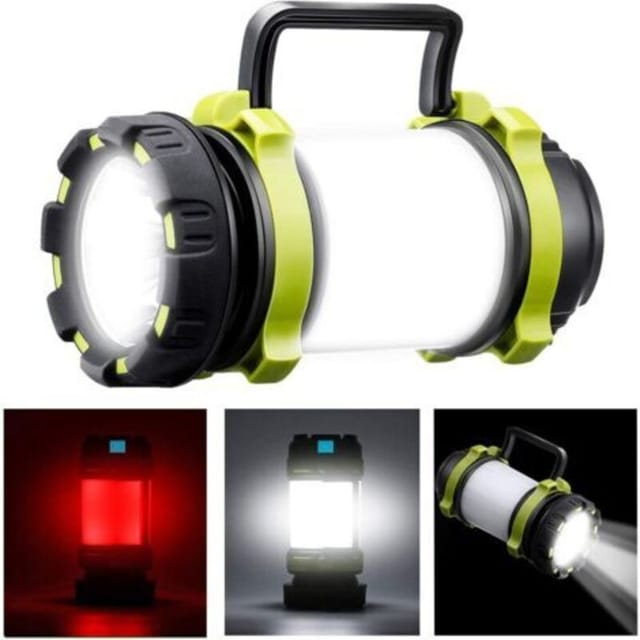Wiederaufladbare Led-camping-taschenlampe Fliti, 1000 Lm – Ipx5 Wasserdicht, 6 Modi, Ideal Zum Nachtangeln, Wandern, Jagen Und Für Rettungseinsätze