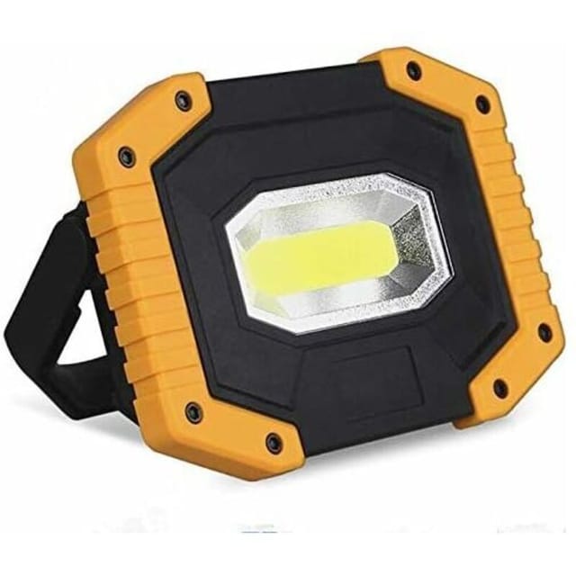 Fliti Wiederaufladbarer Led-fluter 30w – 2000 Lm, 3 Modi, Tragbar Mit Eingebautem Akku Und Usb-anschluss, Ideal Für Baustellen, Camping Und Garagen