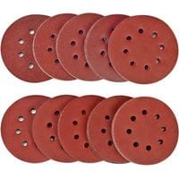 Fliti 125-mm-schleifscheiben – Packung Mit 100 Aluminiumoxid-scheiben (körnung 40 Bis 2000) Zum Schleifen Von Metall Und Holz