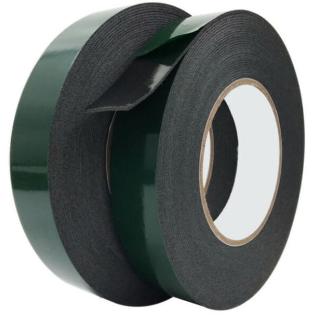 Fliti Extra Starkes Doppelseitiges Klebeband – 2 Rollen Hochfester Schaumstoff (20 Mm × 10 M) Für Dauerhafte Und Präzise Fahrzeugmontage
