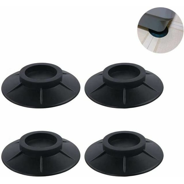 Fliti Antivibrationspads Für Waschmaschinen – 4er-set, Made In Germany, Kompatibel Mit Bosch, Aeg, Siemens, Privileg – Höhenverstellbar