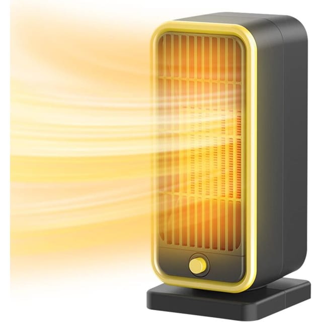 Fliti 500w Elektro-heizlüfter – Kompakter Keramikheizlüfter, Heizt In 3 Sekunden Auf, Leise (30 Db), Überhitzungs- Und Kippschutz