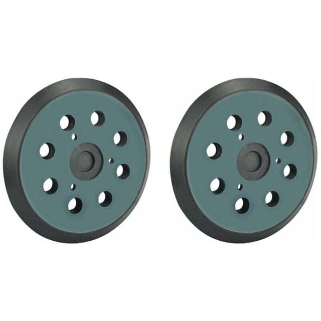 Fliti 125-mm-schleifteller Für Exzenterschleifer – Kompatibel Mit Makita Bo5010/5030/5031/5041, Dewalt Dw420/dw421, Porter-cable 343/382/390 – 2 Stück