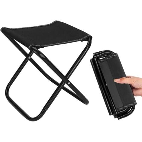 Fliti Leichter Und Kompakter Klapphocker Für Camping – Ideal Zum Angeln, Picknicken, Wandern Und Reisen – Maximale Belastung 120 Kg