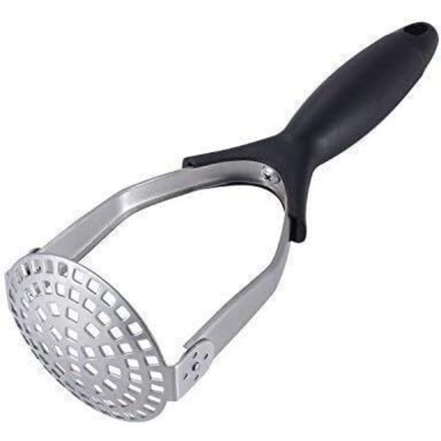 Fliti 30 Cm Kartoffelstampfer Aus Edelstahl – Ideal Für Kartoffel- Und Gemüsepüree, Ergonomisches Design Und Leicht Zu Reinigen