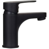 Fliti Tap Waschtischarmatur, Mattschwarz, Kupfer-zink-legierung, Modernes Baddesign, Elegante Oberfläche