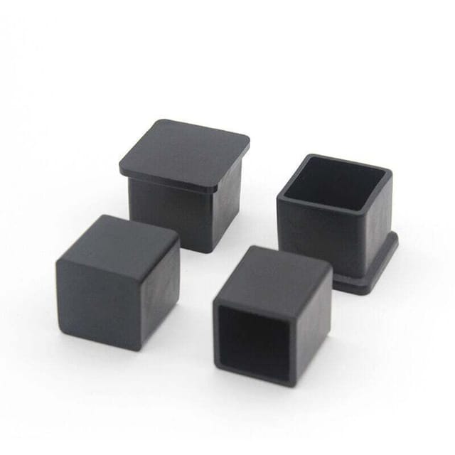 Fliti Quadratische, Rutschfeste Stuhlbeinkappen Aus Gummi – 10er-pack, 20 X 20 Mm, Für Hartböden Und Zur Geräuschreduzierung