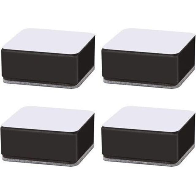 Fliti Selbstklebende Möbelfüße Aus Kohlenstoffstahl – 4er-set, +3 Cm H öhe Für Bett, Sofa Und Couchtisch