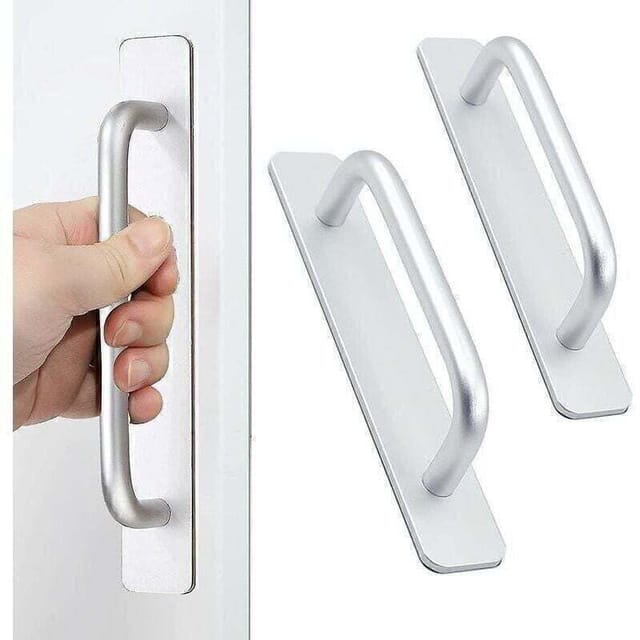 Fliti Sofortklebegriffe Für Küchenschubladen Und -schränke – 2 Stück Aus Leichtem Und Robustem Aluminium