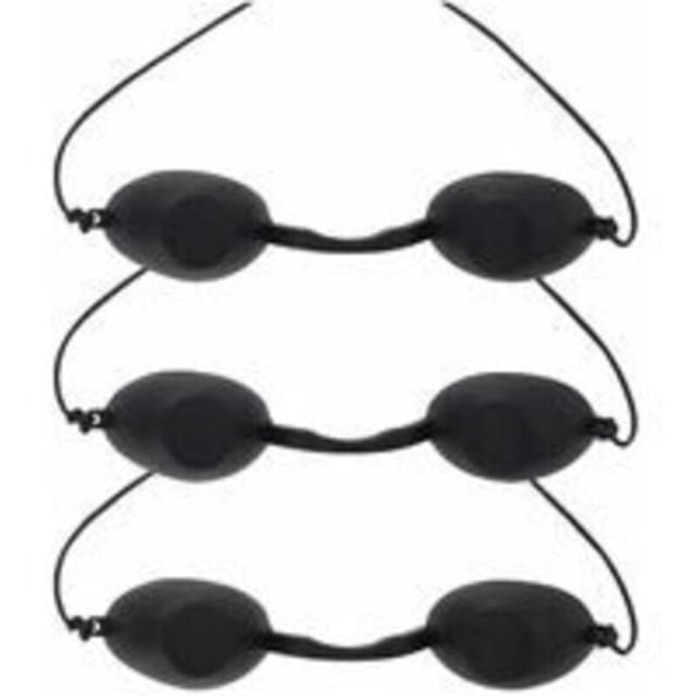 Fliti Uv-schutzbrille Für Ipl-behandlungen Und Solarien – 3er-pack, Hocheffiziente Filtergläser, Für Den Professionellen Gebrauch Oder Für Den Heimgebrauch
