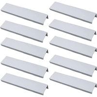 Fliti Unsichtbare Möbelgriffe Aus Goldfarbenem Aluminium – 10er-set, 160 Mm Lochabstand, Luxuriöse Ausführung Für Küche Und Möbel
