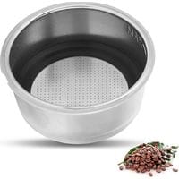 Fliti Wiederverwendbarer Kaffeefilterhalter Aus Edelstahl, 51 Mm – Doppelte Dosis, Papierlos, Kompatibel Mit Haushalts-espressomaschinen