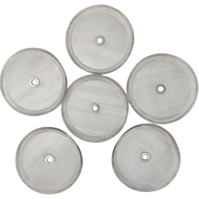 Fliti Ersatzfilter Für Kaffeemaschinen, 10,2 Cm Edelstahlgewebe Mit Metallring – Geeignet Für 800 Bis 1000 Ml