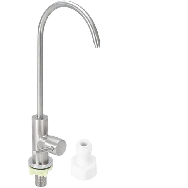 Flitir Küchenarmatur F ür Wasserfilterung – G1/2″-gewinde, Bleifrei, Umkehrosmose-kompatibel, Edelstahl-schwanenhalsauslauf
