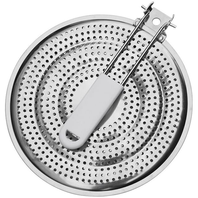 Fliti Hitzeverteiler Aus Edelstahl, 21 Cm – Ideal Für Gaskochfelder, Langlebig Und Gleichmäßig