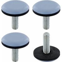 Fliti Verstellbare Ptfe-teflonfüße – 4er-set, M8-gewinde, Antirutschpads Für Zylinder, Halterungen Und Anschläge