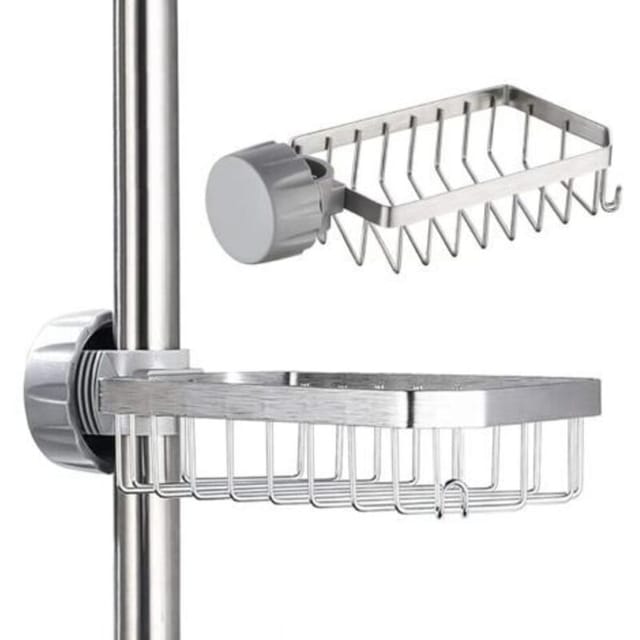 Fliti Seifenschale Aus Edelstahl Zur Wandmontage – Bohrfreie Montage – Geeignet Für Seifenstücke Von 20 Bis 32 Mm – Elegantes Und Funktionales Design