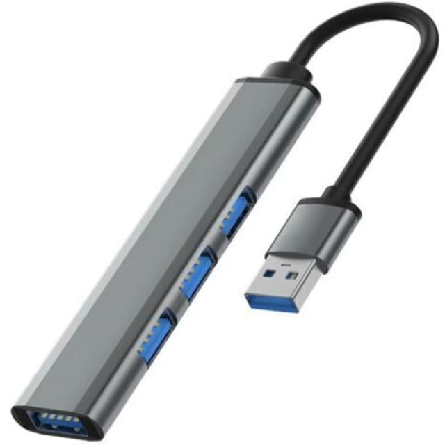 Flitihub 4-in-1 Usb-hub Mit 1 Usb 3.0-anschluss Und 3 Usb 2.0-anschlüssen Für Macbook Pro, Windows-pc Und Kompatible Geräte – Kompakter Multiport-adapter