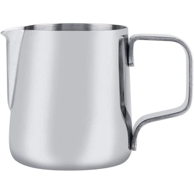 Fliti Edelstahl-milchkännchen 100 Ml – Professionelles Design Für Latte Art, Ideal Für Cappuccino Und Caffè Latte (silber)