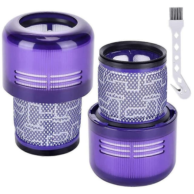 Fliti Waschbare Filter Für Beutellose Staubsauger – 2er-pack, Kompatibel Mit Dyson V11, V15, Sv14, Sv22 – Umweltfreundliche Und Leistungsstarke Materialien