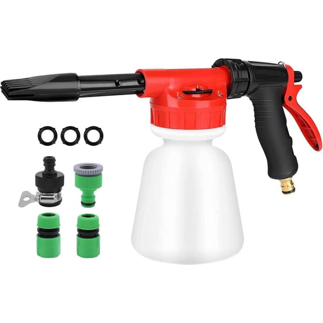 Fliti Auto-schaumdüse  – 1-liter-flasche, Abnehmbar, Niederdruck, Präzise Schaum-/wasser-mischungseinstellung